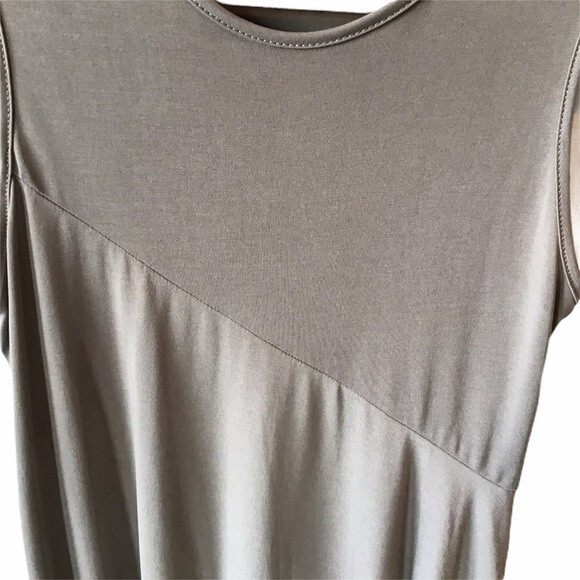 Hiatus Tank Top Asymmetrical Soft Tunic Top - Picture 3 of 5